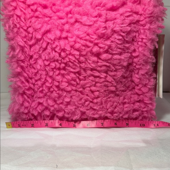 NWT Stand Studio Lucille fluffy shearling pink bag in Blossom - Picture 12 of 14